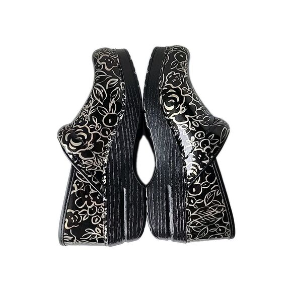 Dansko Professional Clog Patent Leather Metallic Rose EU Size 38 US 7.5 8 - Picture 7 of 9